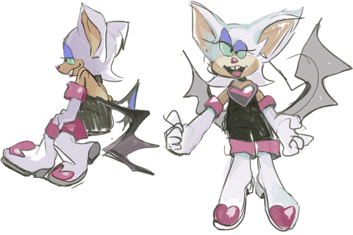 rouge the bat's one of my go-tos for when I don't know what to dr...