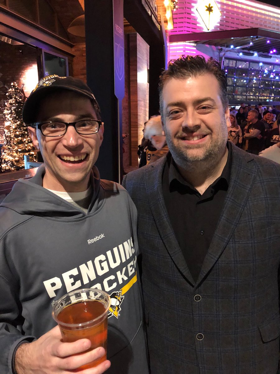 With <a href="/JoshYohe_PGH/">Josh Yohe</a> in Las Vegas before last week’s Pens vs. Knights #murray vs. fleury, no fights compared to tonight’s pens vs. blue jackets. P.S. that’s not our drink in picture.