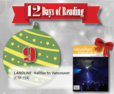 “LANDLINE is a slow dance for two, with their arms wrapped around the nation.” Our holiday pick for Day Nine is a beautiful performance that’s all about bridging distance and connection – and what better time of year for it? Open access at bit.ly/ctr12DoR #12DaysofReading
