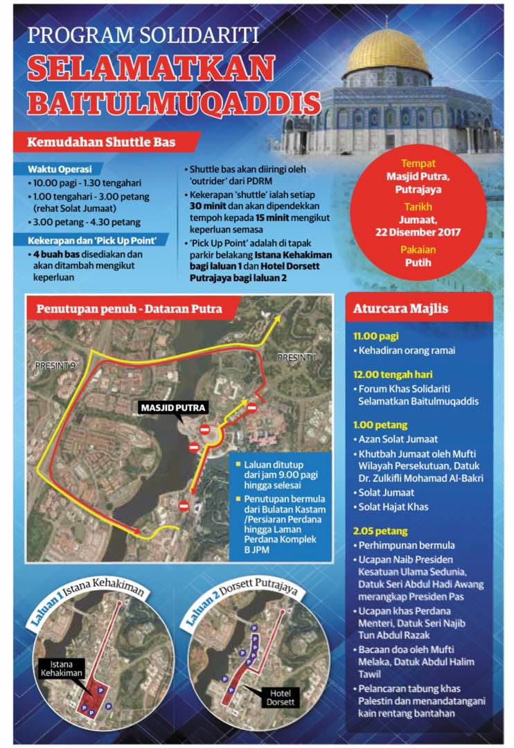 MissPutriS's tweet photo. Program Solidariti Selamatkan Baitulmaqdis 

#pray4Palestin 

#klceria https://t.co/J4L3oh623C