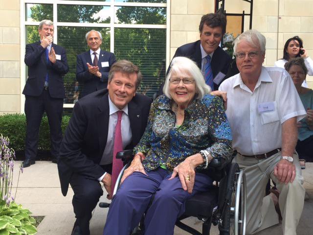 JohnTory's tweet photo. On behalf of all Toronto residents, I want to express my condolences to the family of former Mayor June Rowlands. My full statement: https://t.co/cdrxGjmDe7
