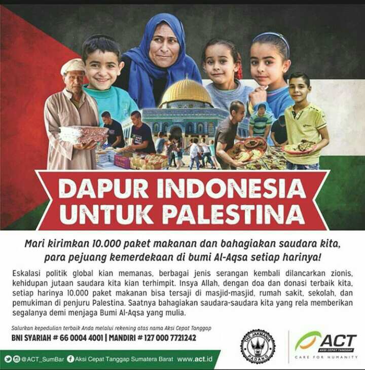 In collaboration with Aksi Cepat Tanggap Sumbar, Jakmania Padang untuk Palestina. Cc: <a href="/InfoPadang_/">Info Padang</a> <a href="/InfokomJakmania/">the Jakmania</a>