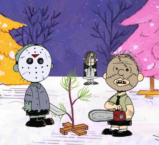 ZombieRiot's tweet photo. This is the best #CharlieBrownChristmas ever! 🎄💀🎄
#Horror https://t.co/ABQamexixC