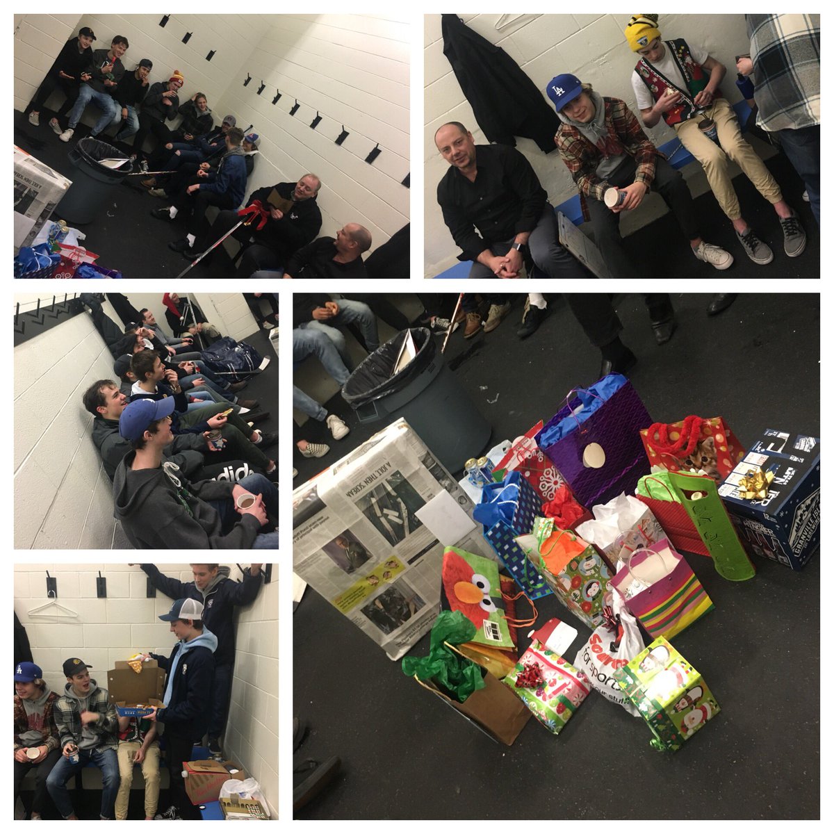 RoyalsMMBlue's tweet photo. #MerryChristmas from MMBLUE🎅🏾 #royalshockey @CalgaryRoyals #SecretSanta #whereisraf Smiley was Here it’s a Xmas miracle 🎁❤️ https://t.co/efeUEyL112