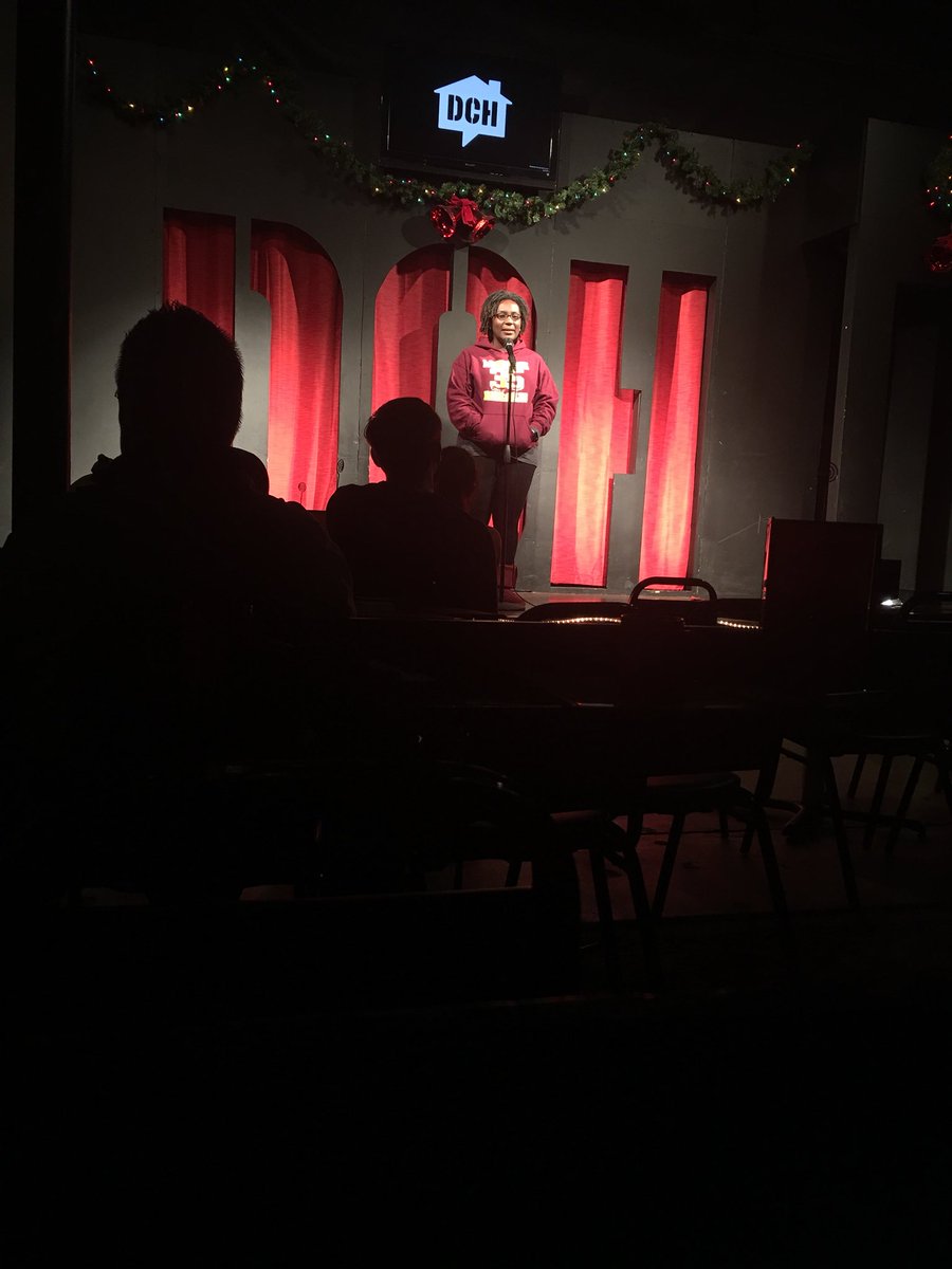 jenngriffcomedy's tweet photo. Working out some material and repping my school at the same time! #35 #roneagle #nolabestandbrightest https://t.co/vpXUG0CWsh