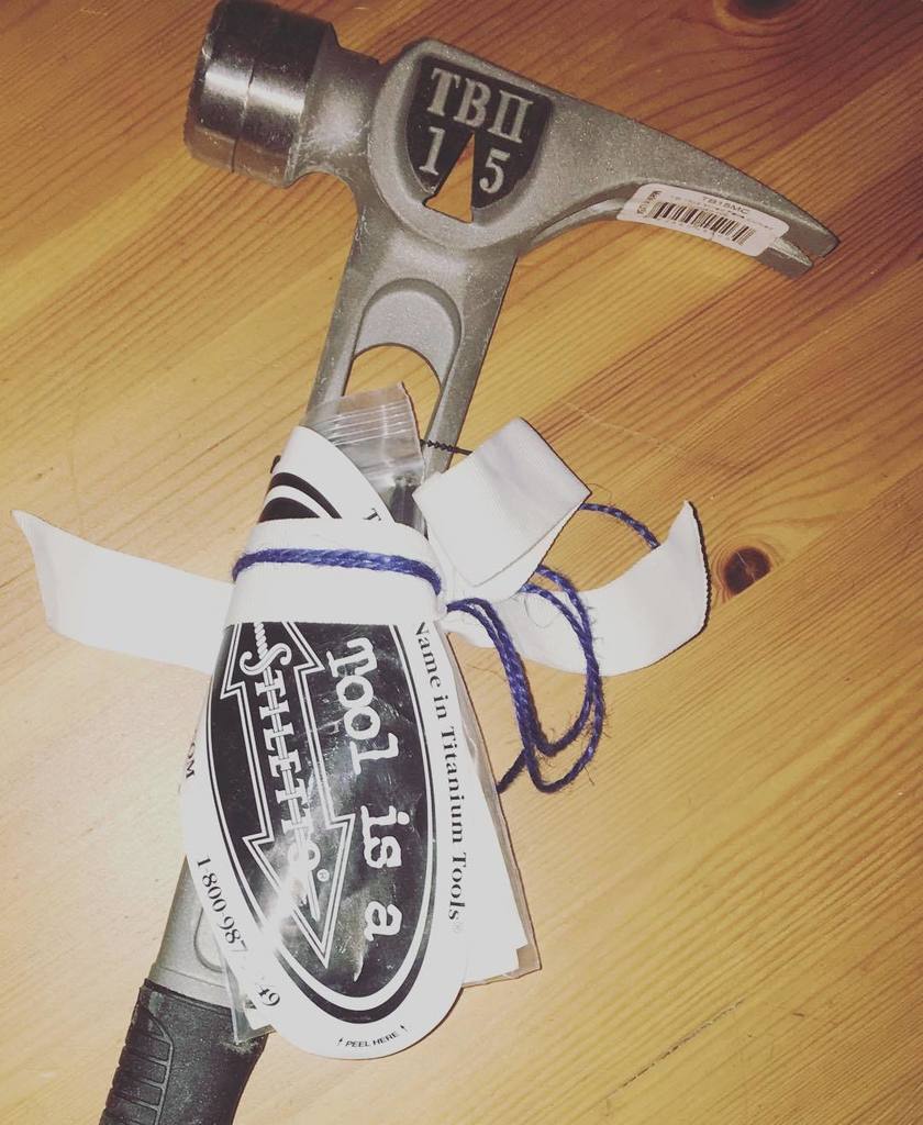 ContegraInc's tweet image. Merry Christmas to me! 
How awesome are the guys I get to work with? 
They totally get me. 👍🔨 .
.
#Titanium #Tools #Hammer #HammerTime #StilettoTools #Contractor ift.tt/2BWUfOA