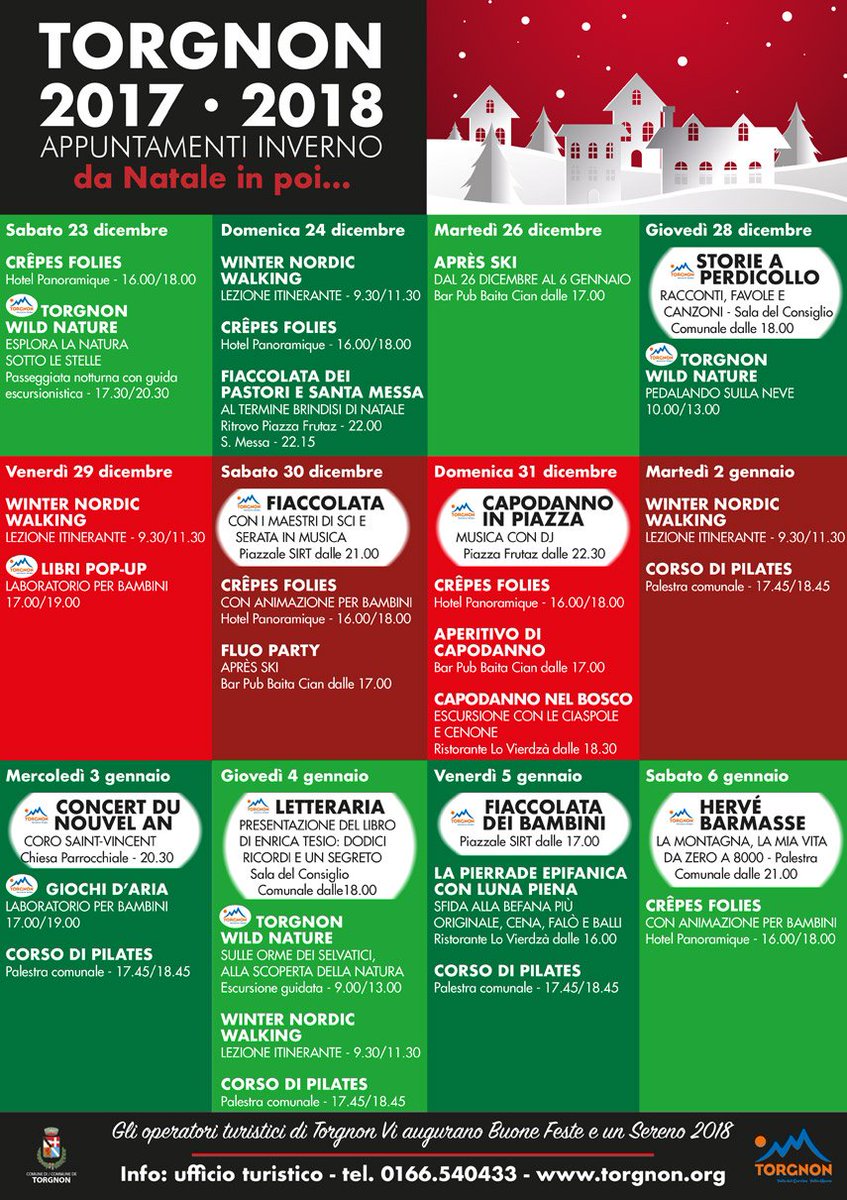 TorgnonTurismo's tweet photo. Che fare nelle #vacanze di #Natale ? A Torgnon abbiamo numerose idee! https://t.co/fo44MLouub #eventi #vda https://t.co/z2W9JvHdCI