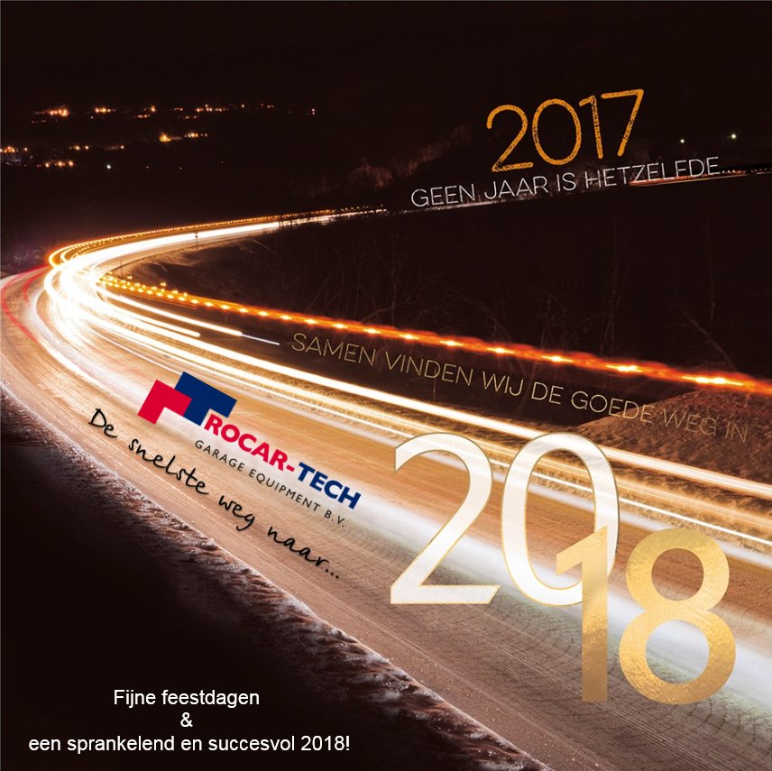 RocarTech's tweet image. Het Rocar-Tech team wenst u prettige kerstdagen &amp;amp; een sprankelend en succesvol 2018 toe!