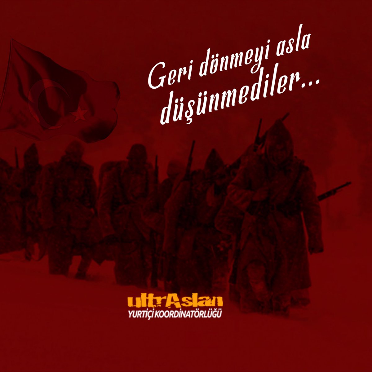 uAYurtici's tweet photo. “Geri Dönmeyi Asla Düşünmediler.” 

Sarıkamış harekatında vatan uğruna şehit düşen kahraman askerlerimizi saygı ve rahmetle anıyoruz. #uAYurtiçi https://t.co/r89WXeoqTQ