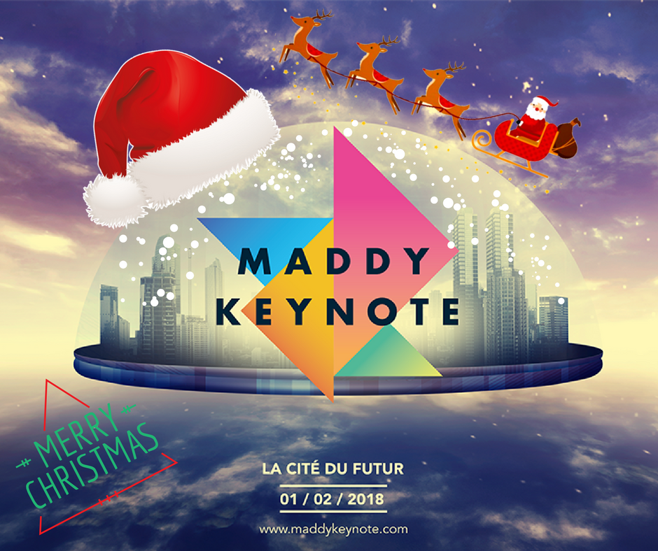 Un cadeau de plus sous le sapin, et pas des moindres !🎄Tentez de gagner votre place pour la Maddy Keynote 2018 🚀

Pour participer : 
- Suivre <a href="/bymaddyness/">Maddyness</a> et notre page <a href="/maddykeynote/">Maddy Keynote IA</a>
- Répondez aux questions sur ce lien : quiz-maddykeynote-2018.xg1.li

Fin du jeu concours le 2/01💣