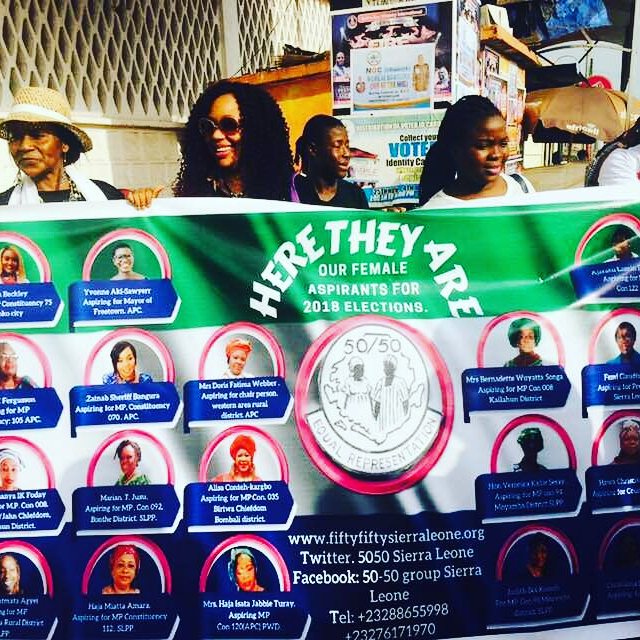 5050_SL's tweet photo. #Womencount, #womenmarch for more women in politics. Our voice matters.....2018 general elections more women better politics https://t.co/7XtGPAl2uA