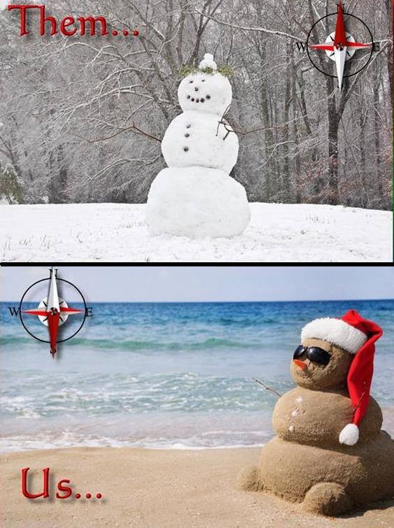 What sort of Christmas would you prefer - a snow one or a sand one?