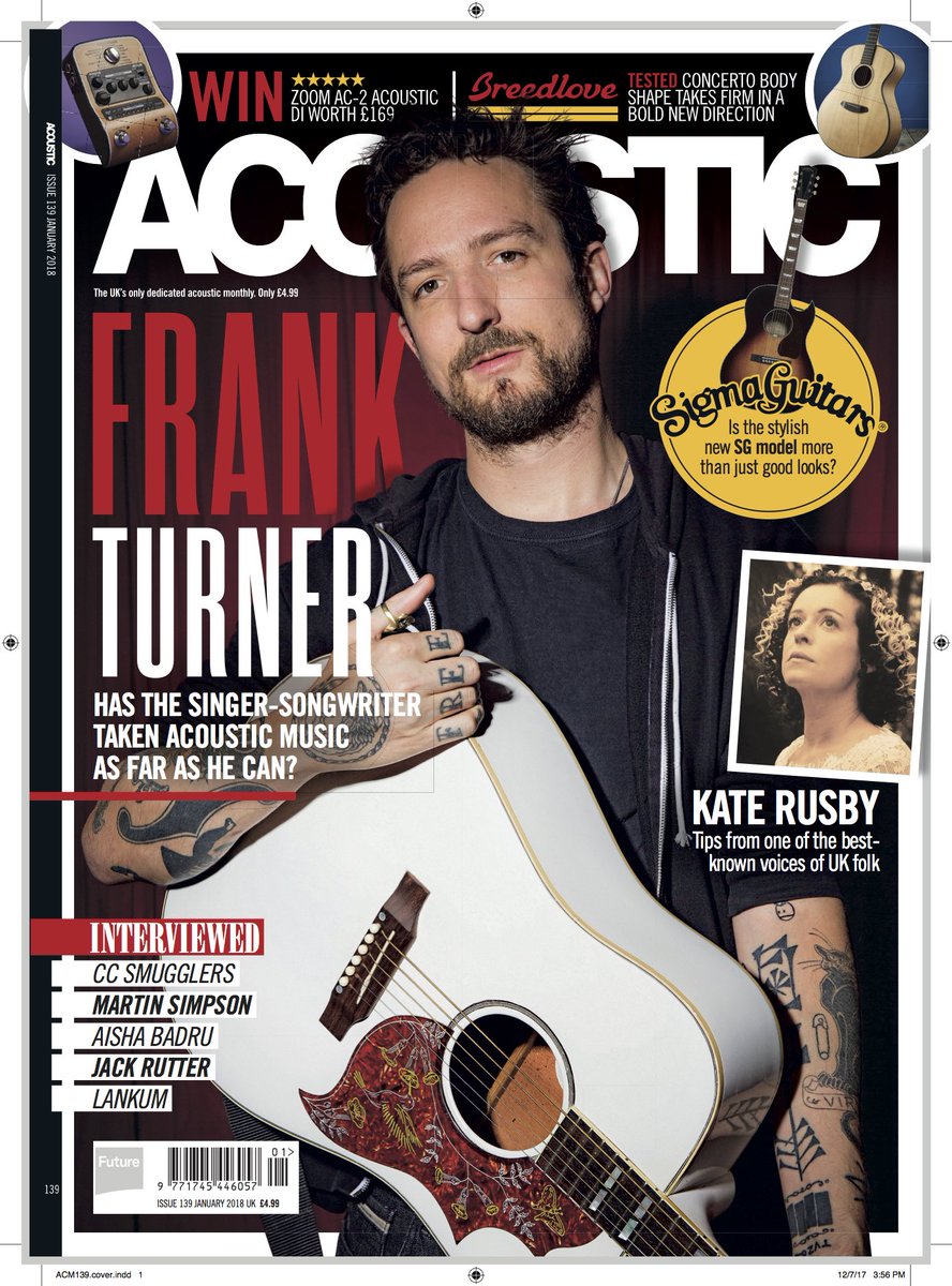 New issue of Acoustic out now! W/ Frank Turner, Martin Simpson, Kate Rusby, CC Smugglers, Jack Rutter, Lankum, Takamine Guitars, Breedlove Guitars, Sigma Guitars, Gretsch Guitars. For print and digital: myfavouritemagazines.co.uk/music/acoustic…