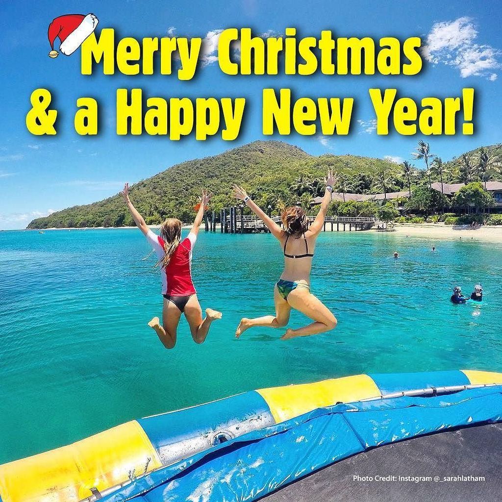 Raging__Thunder's tweet photo. From all the team @ragingthunder we wish you a Merry Christmas and a Happy New Year! 
P.s We’ll let you in on a little secret… Nudey Beach at Fitzroy Island has been voted the 🏆 #1 Beach in Australia! 
Tomorrow and all through the Christmas🎄 break we… https://t.co/VsQKY99wx9 https://t.co/nG0rG2wzba