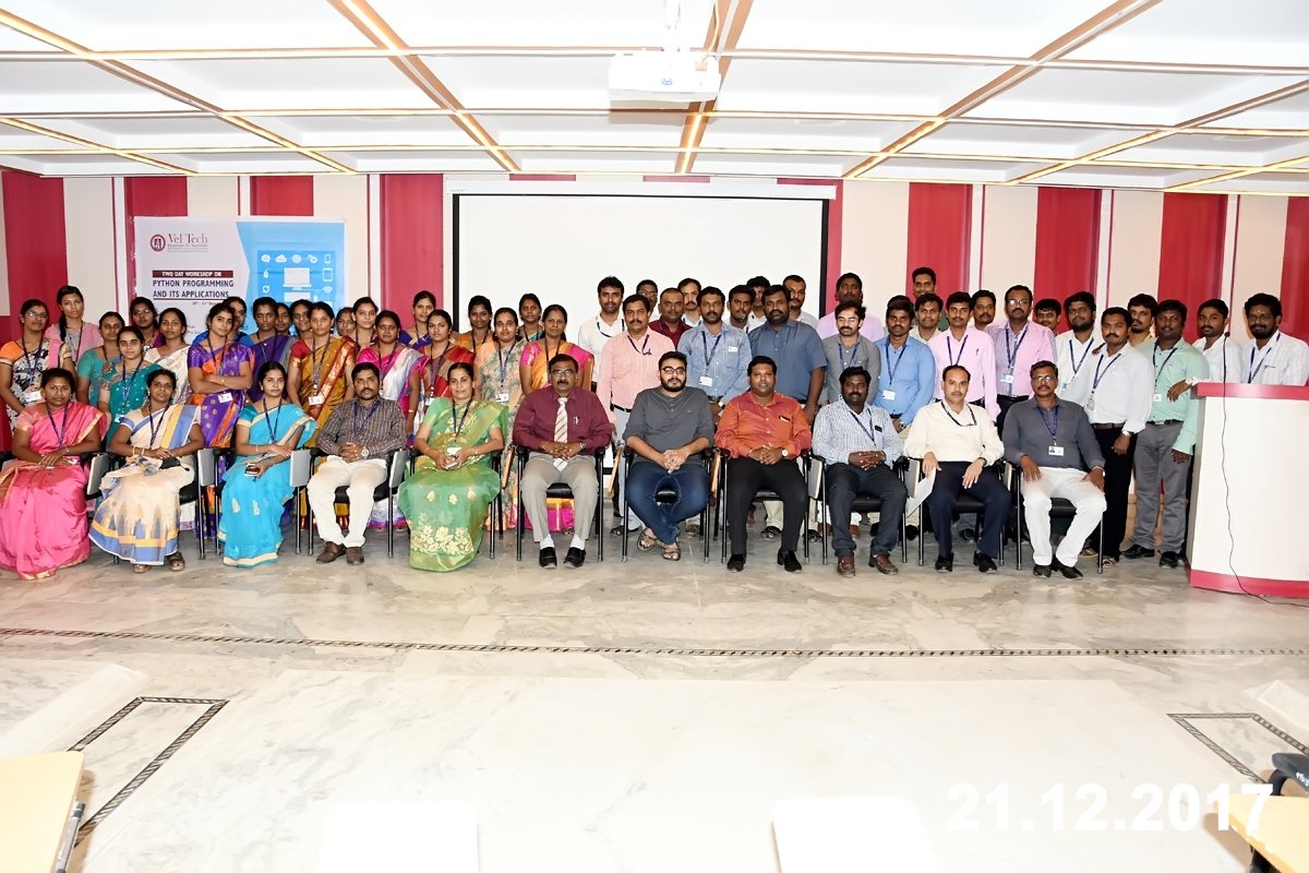 veltechofficial's tweet photo. Workshop on #Python_Programming_and_its_Application organized by #Department_of_Computer_Science_and_Engineering
#Vel_Tech
View More: https://t.co/2BBqIsZOT6 https://t.co/zMz4vuicQN