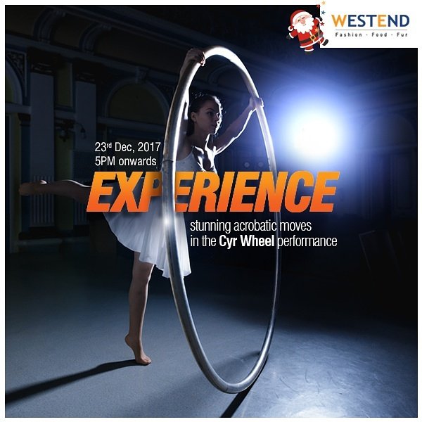 Westend_Mall's tweet photo. Be astound as the Cyr Wheel performers take their spin and show their breath taking acrobatic moves!
Date 23rd Dec 2017 Time: 5 PM onwards
.
.
.
#WestendMall #Fun #Food #Fashion #Pune #Aundh #GetReadyToBeAmazed #VisitWestendMall #AmazingShow #AcrobaticMoves #CYRWheelPerformance https://t.co/yVqtNpjQWl