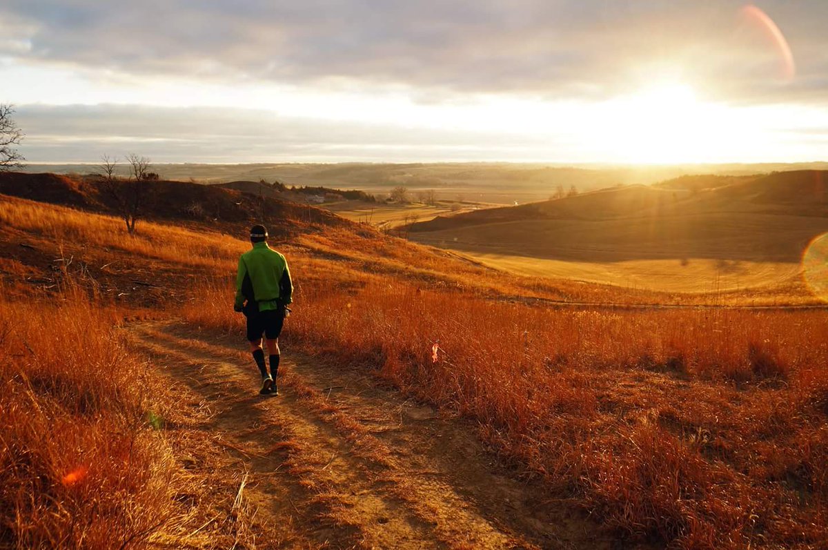 The sunrise at The Hitchcock Experience Endurance Runs 12/9/2017 #hitchcocknaturecenter #thehitchcockexperience #trailrunning