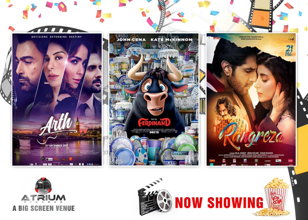 AtriumMall_pk's tweet photo. Enjoy your weekend at Atrium Cinema!
Book your tickets now.
 #atriummall #atriumcinema #newmovies #bookyourtickets #ticketsonline #weekendmovies https://t.co/6adi5eFl4h