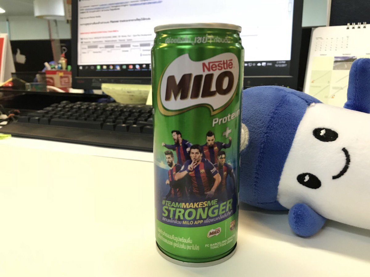 prongsad's tweet photo. ทำไมกินแบบกระป๋องมันอร่อยนะ 
ชอบอะ ยิ่งเขย่ายิ่งอร่อยจริง 
ชอบตรงมีโปรตีนผสมด้วย 
ถึงกับต้องซื้อเก็บไว้ในตู้เย็น 
เอาไว้กินเวลาทำงานโคตรเพลิน 

ส่วนตัวชอบนะ 
#MILOCAN #อะไรก็CAN https://t.co/DppbmFujIE
