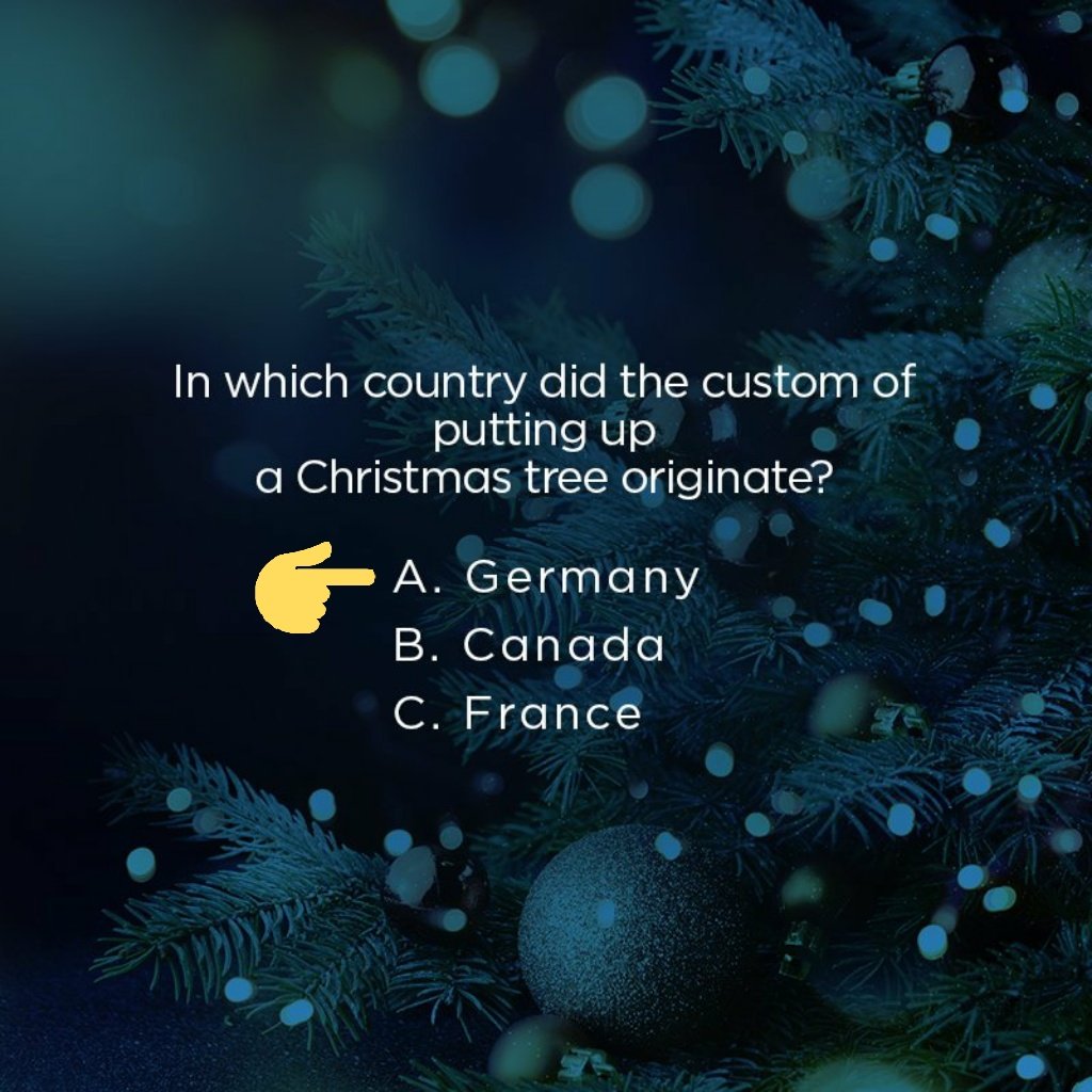 narpatsing826's tweet photo. @RdBluPuneHwadi #RadissonBluPuneHinjawadi

#GiftsForYou

#BluChristmas

#festiveseason 

#MerryChristmas 

#Christmas 
 
Ans- A) Germany ✔✔✔

Join 

@Luckynsr1 
@cuty
@Nitincu12 
@piyu
@Nitincu16Nitin 
@ganesh
@lokes
@mukeshmm 
@sikkim 
@subrata https://t.co/iLbD5iMsOA