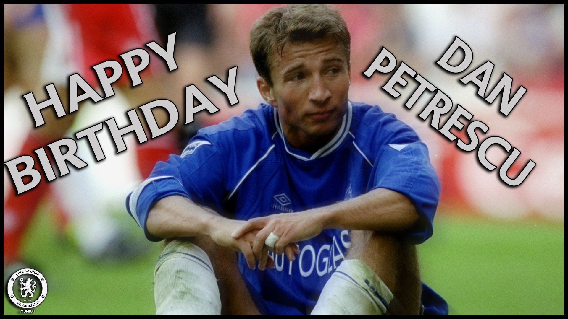 Happy birthday to our Former Blue Dan Petrescu who turns 50 today.    