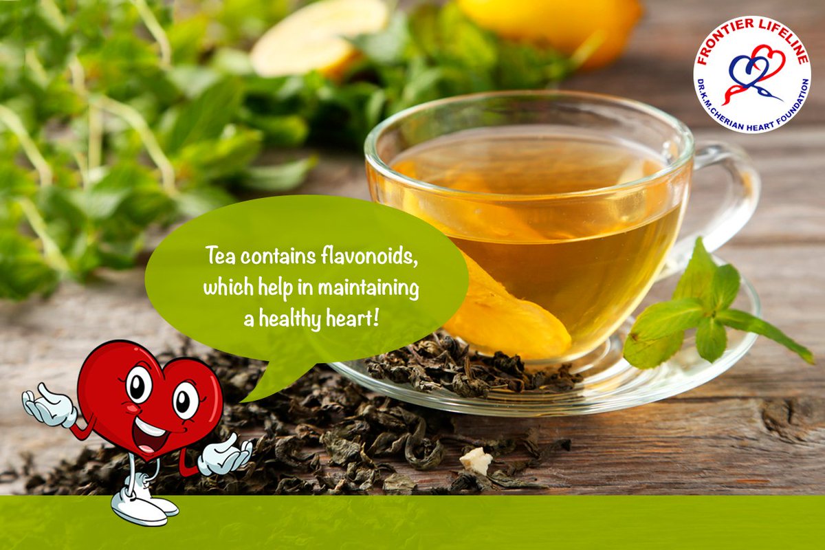 DrSanjayCherian's tweet photo. Research shows that tea consumption could help reduce the likelihood of a recurrence of issues in heart patients. Tea contains useful antioxidants known as flavonoids, which are proven to support a healthier heart. https://t.co/MjZ0feor2Q