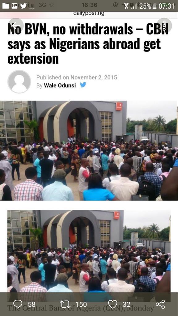 K1Says's tweet photo. I am really getting upset with all these nonsense...
I am a Proud Igbo Man and will not allow people like Nikiruka make us look stupid.
Nkiruka post a picture of Ibadan customers registering for bvn and claims it is nnewi customers closing their accounts #StopTheTribalSentiment https://t.co/O8BT7GMnb1