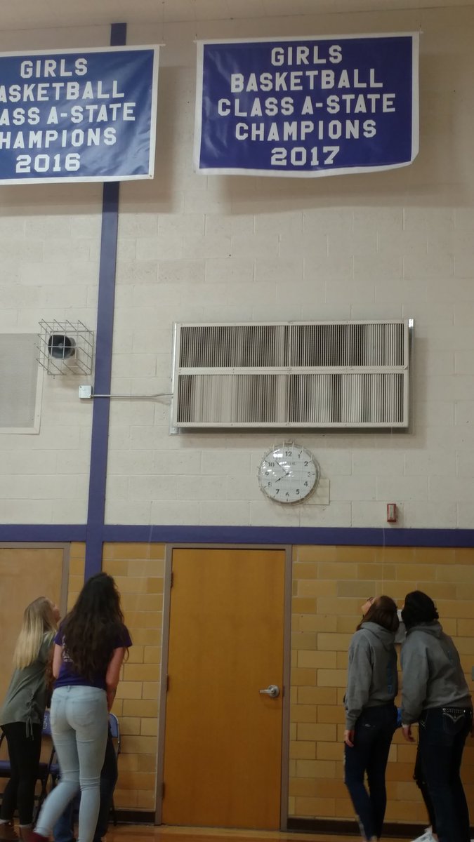 Goodhue Girls drop their second Class A State Championship Banner tonight! Back -to- Back years...simple amazing!