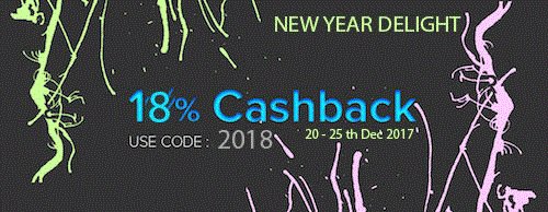 Playbonker's tweet photo. New Year Delight :18% CASHBACK
Apply coupon code "2018" and get 18% back as bonker coins upto 180

Book now at https://t.co/oeiVPiG2Sy and get amazed by our Offers at https://t.co/HOep0PujdY https://t.co/rVbLh0RdSK