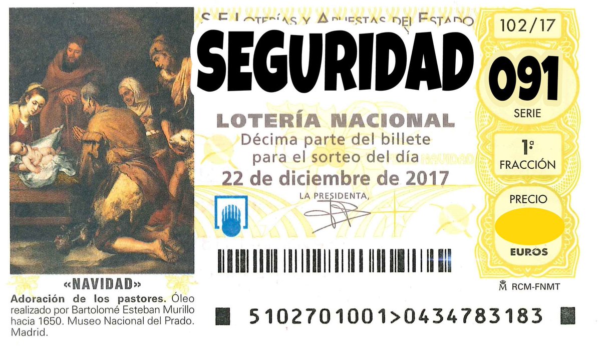 policia's tweet photo. Nosotros llevamos el mejor premio 🚔🚨 😉
#BuenosDíasATodos
#LoteriaNavidad2017 https://t.co/z4HJgKSqr9