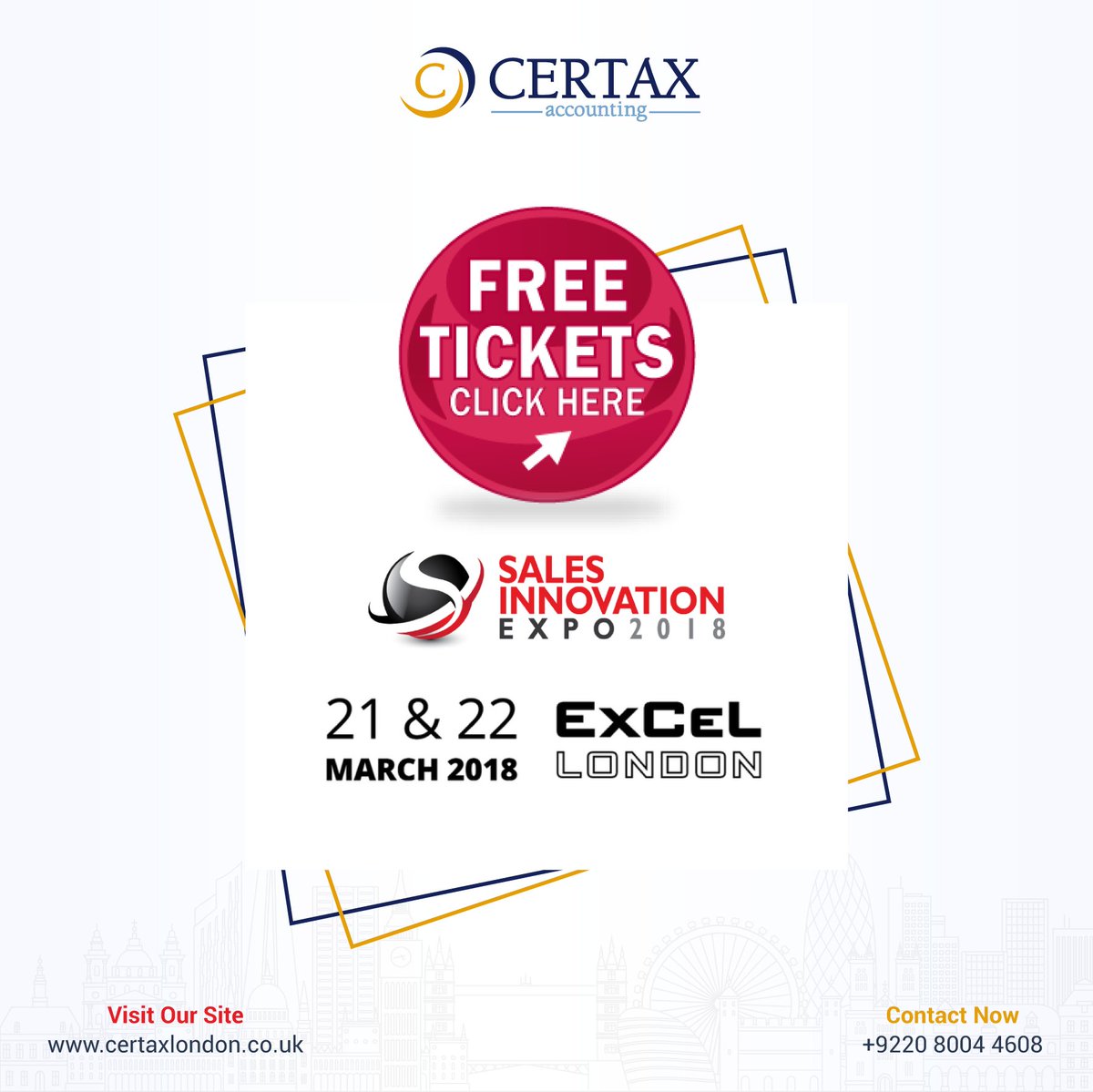 CertaxFitzrovia's tweet photo. Certax Accounting #Giveaway #Freeticket For #SIE2018 #SIE18 at #ExCeLLondon #FreebieFriday #win #ExpoTicket #AmazonGiveaway #gift card #like, #retweet + #follow & Signup End 12am 25/12 #prize #Competition #FridayFeeling #ff #ChristmasGiveaway
Free Ticket: https://t.co/IcT7jztlv7 https://t.co/vBApvBo7A2