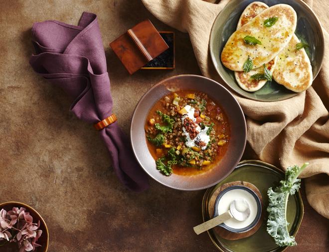 A Middle Eastern-inspired menu is the perfect platform for showcasing wholefoods.
bit.ly/2CWbFYy