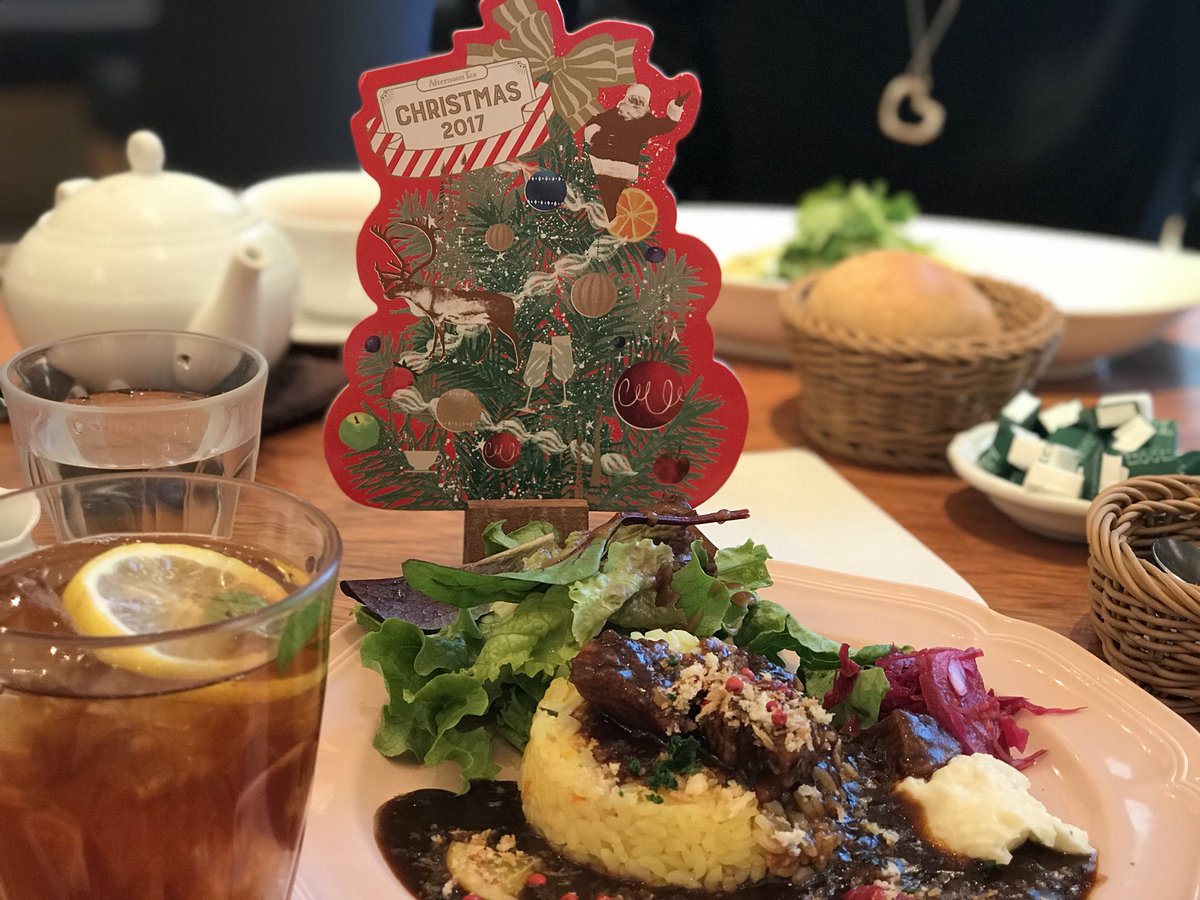 Twitter पर Riko 今日の ランチ クリスマス限定メニュー クリスマス ビーフシチュープレート フードセット 紅茶付 1 380円 税込 Afternoon Tea Tearoom アフタヌーンティー ティールーム 仙台エスパル