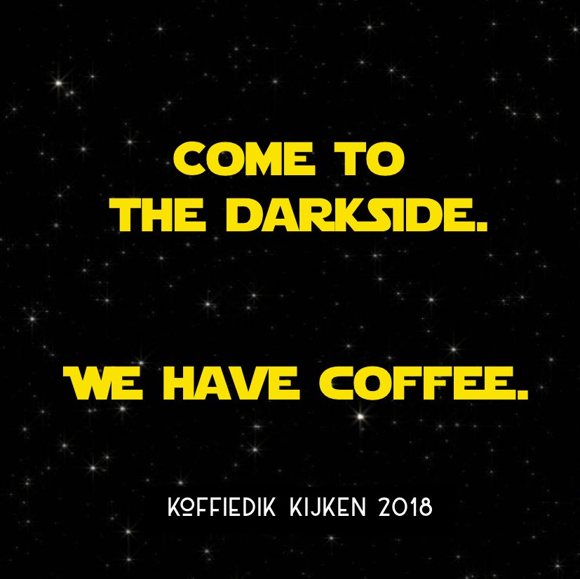 IAA_NL's tweet photo. It's Friday, but nothing a cup of darkness can't fix! 

#koffiedikkijken #KdK18 #ReturnoftheIndustry #RotI #future #predictions #voorspellingen #nieuwjaarsbijeenkomst #reclame #media #marketing #communicatie https://t.co/p6VdAZtq4i