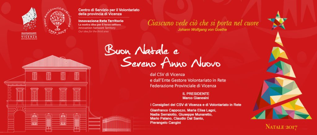 CsvVicenza's tweet photo. Buon Natale e Sereno Anno Nuovo dal Csv di Vicenza! #csvvicenza #csvdivicenza #20annicsv #volontariato #vicenza @CSVnet https://t.co/Cf47gdNFlr