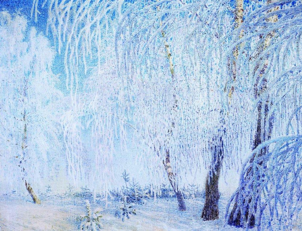 🎨 Igor Grabar - TheFrost / Игорь Грабарь - Иней  
❄️ #winter #зима #art #Grabar #TheFrost #Грабарь #Иней