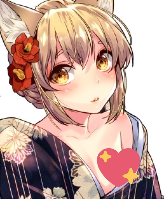 セットにつくポストカードというか年賀状というか!の絵!出来ましたー。もう少しいじります。今回はサキで。 