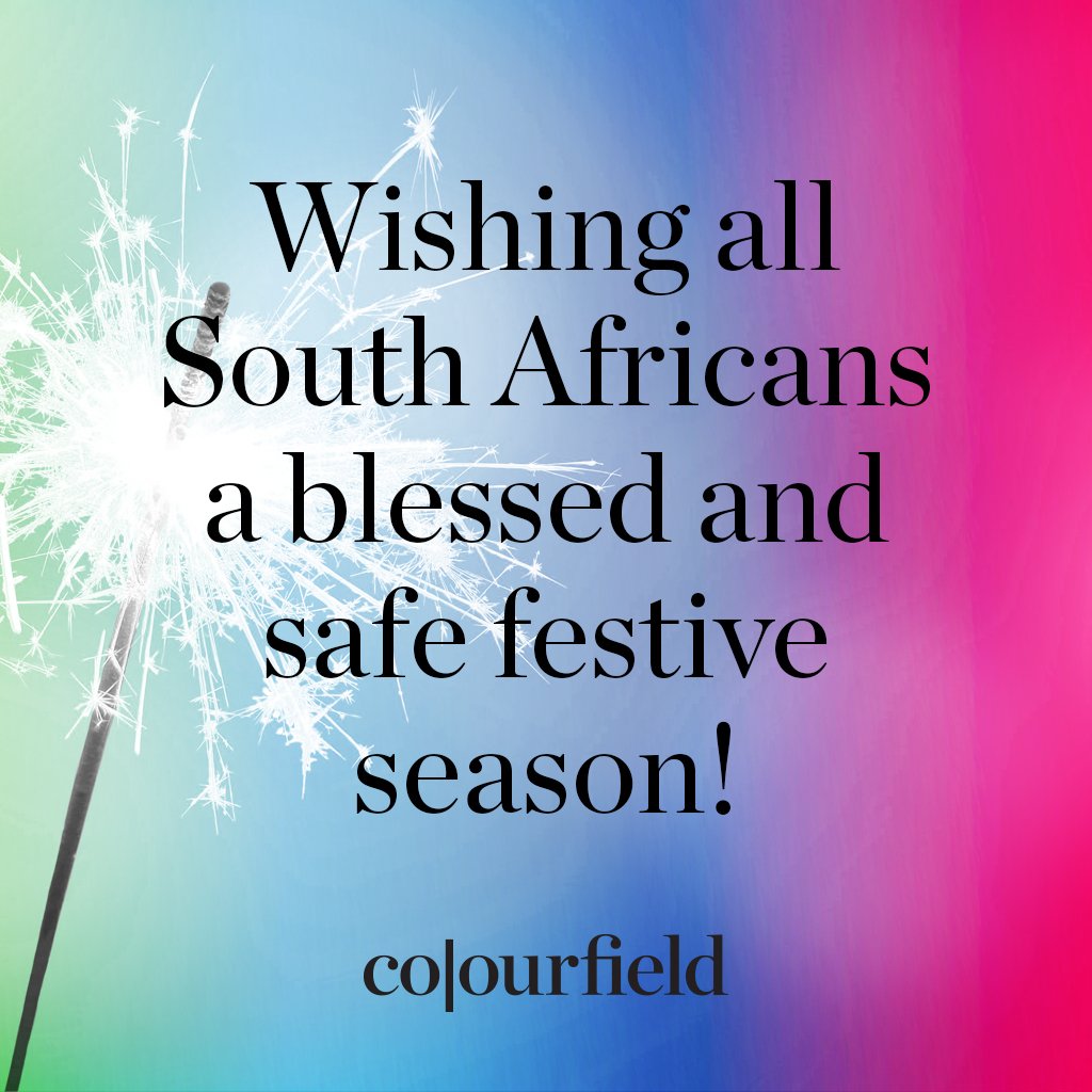 Season’s greetings, The Colourfield Team