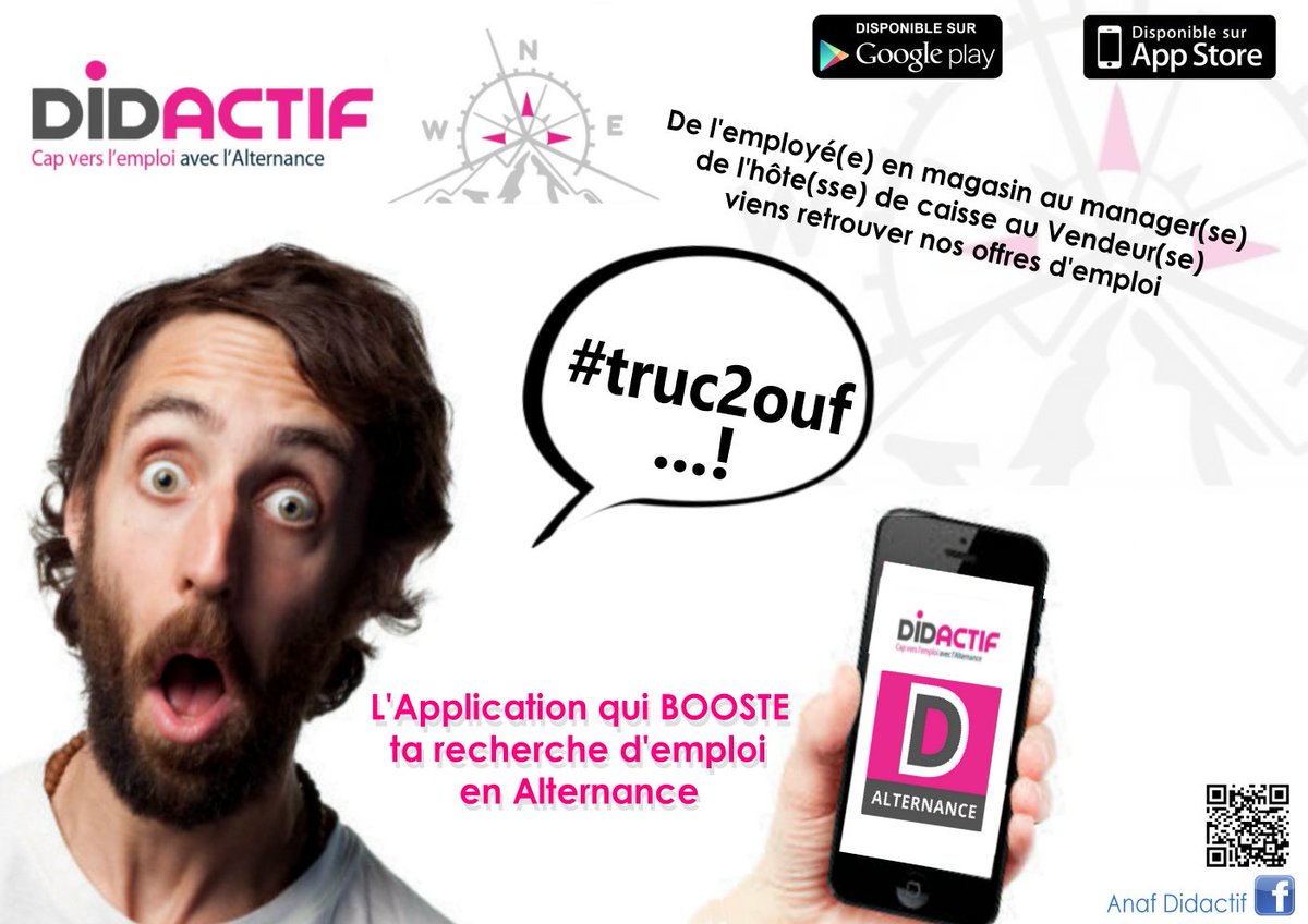 Téléchargez notre application!!!
#jesuisdidactif #Recrutement