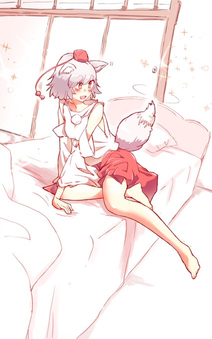 はじめてみるベッドにこころおどるもみもみ 