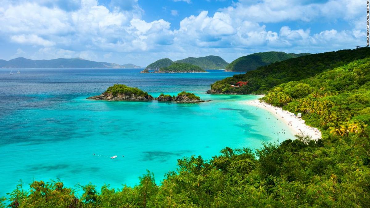 CNN's tweet photo. More than 100 days after Hurricane Irma devastated the island of St. John, Virgin Islands National Park has reported that all beaches, trails and roads are open at the park https://t.co/SDq2r9MLpr via @CNNTravel https://t.co/Aq40S4vVCi
