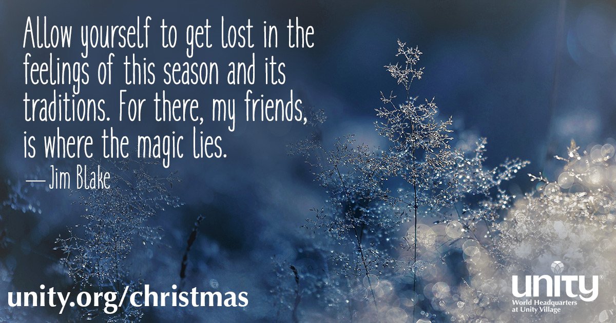 SilentUnity's tweet image. This #Christmas may you and your loved ones be steeped in love and light. May you experience the joy and wonder of the holidays. For more holiday inspiration, please visit our Christmas page: bit.ly/2z1pjuq.