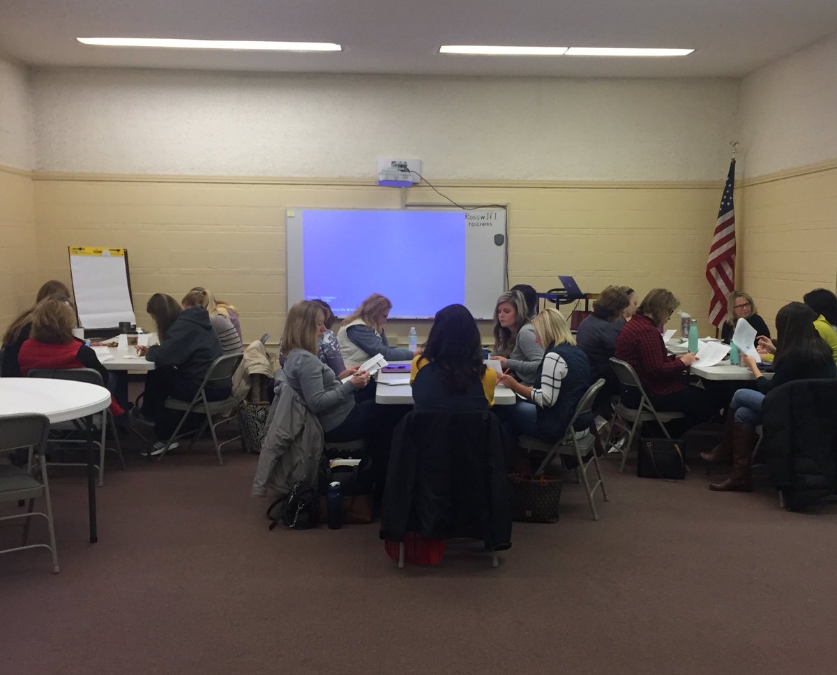 becca0468's tweet photo. What do Ross teachers do the day before winter break? Learn, grow, and collaborate! #RLIsidebyside https://t.co/qfEAUGx5TC