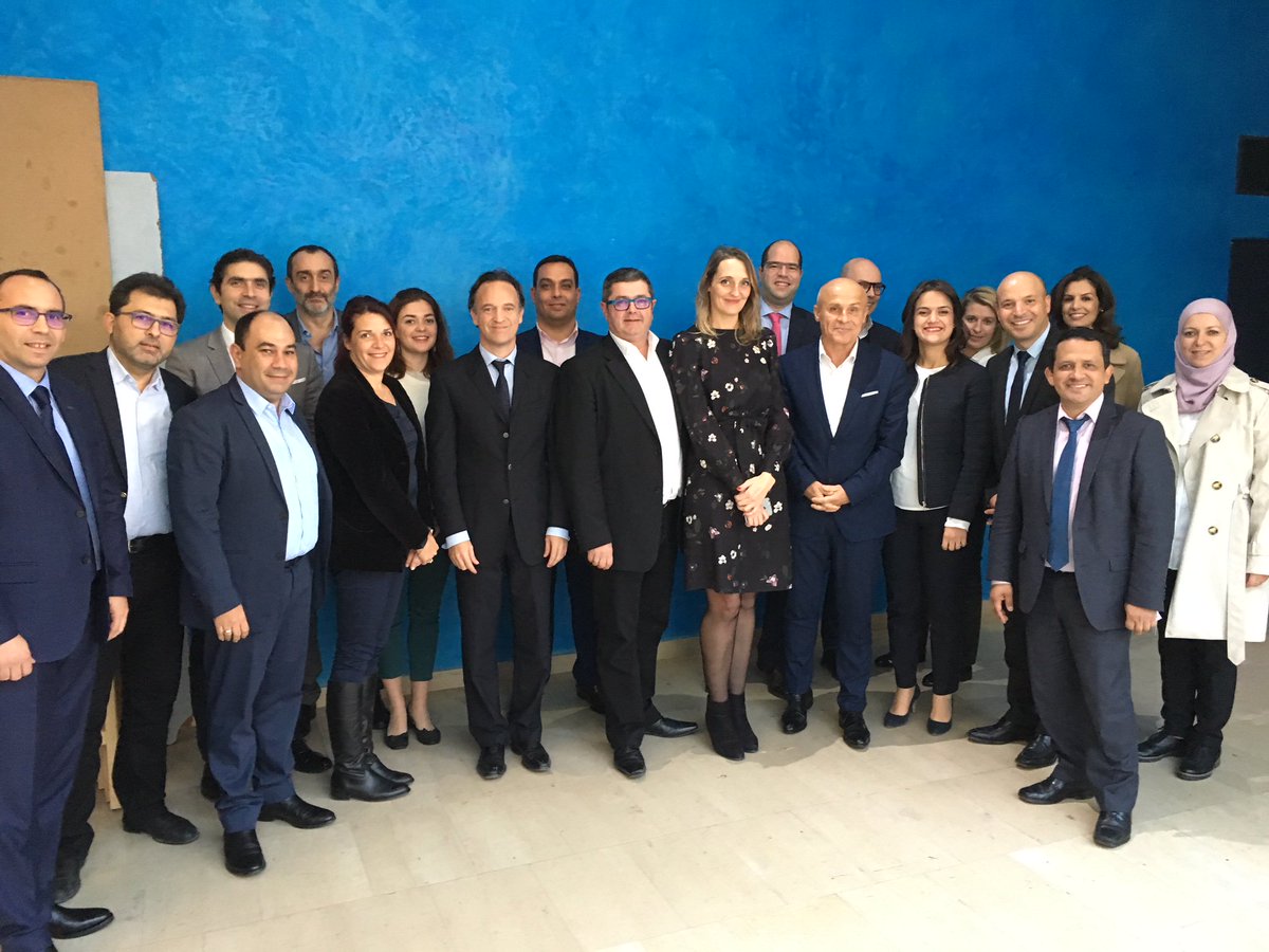 FranceTn's tweet image. Le  club santé Tunisie lancé en février 2017 à l'Ambassade et qui recense  19 entreprises françaises implantées en Tunisie, s'est réuni hier pour clôturer l'année 2017 et préparer sa feuille de route pour 2018. @BF_Tunisia