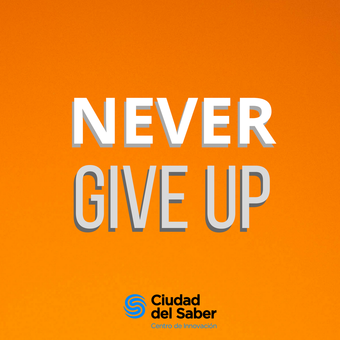 innovaCDS's tweet photo. El camino no es fácil, aveces te encontrarás con dificultades y querrás abandonar todo, la clave es tener un equipo que te ayude y mentores que te guíen en el camino #nevergiveup https://t.co/EQm9aU2YlI