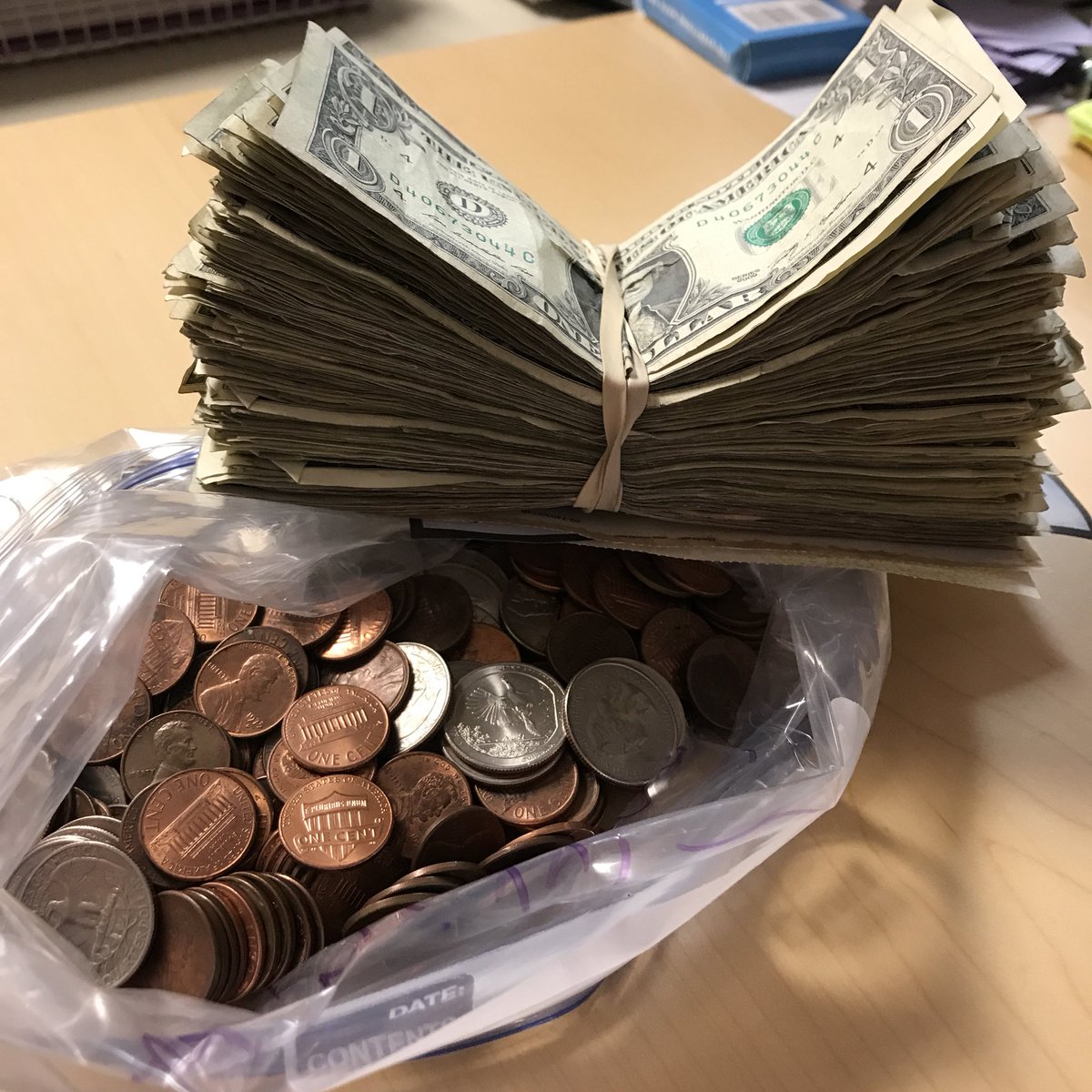 My ❤️ is full!  3rd graders raised $667 for Christina’s Memorial Fund! #jbsrocks