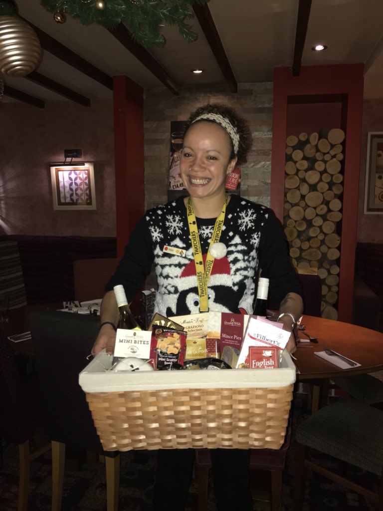 Well Done to Nikki &amp; Liam for taking the most festive bookings this year &amp; winning our xmas hamper 👍 <a href="/SteveAdamsTT/">Steve Adams</a>