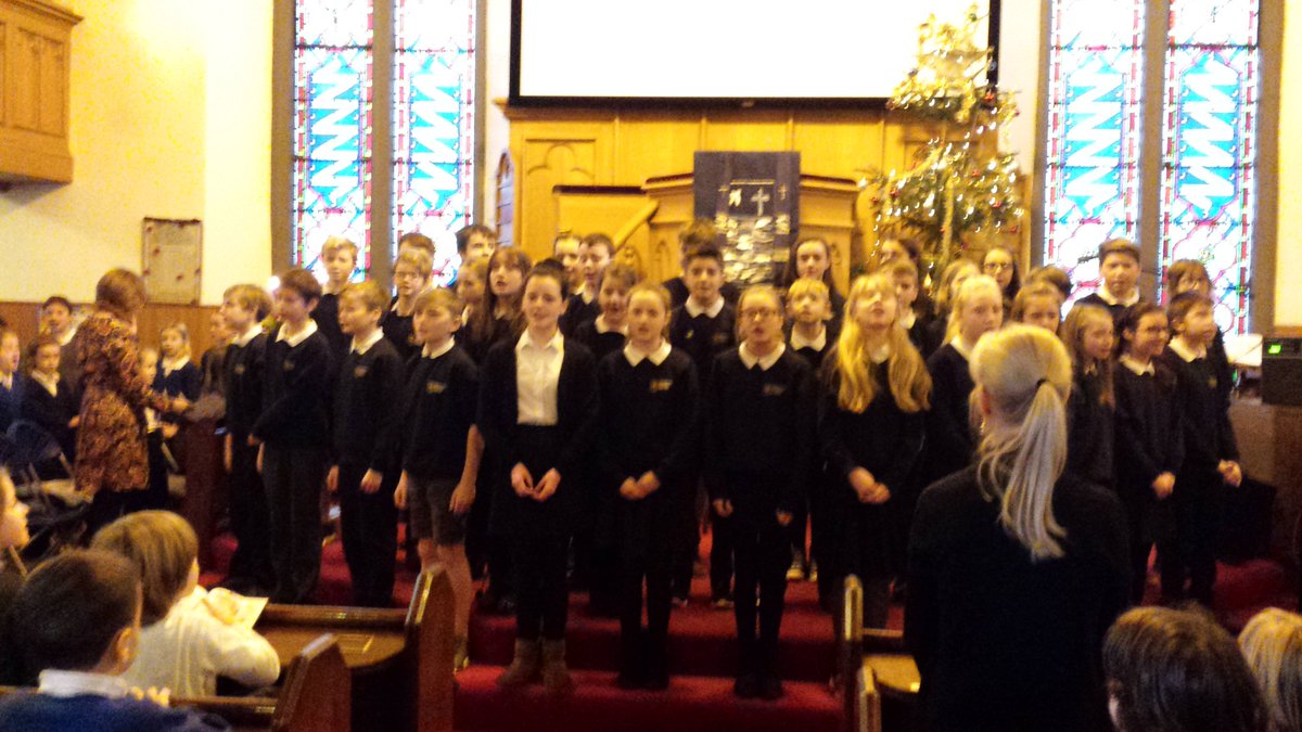 AngusMorrison6's tweet photo. Joyful Xmas service with another great school - Milnathort PS. Sang Oh Holy Night so beautifully - about as well as Katie Melua sings it! https://t.co/N8POAnLFdA