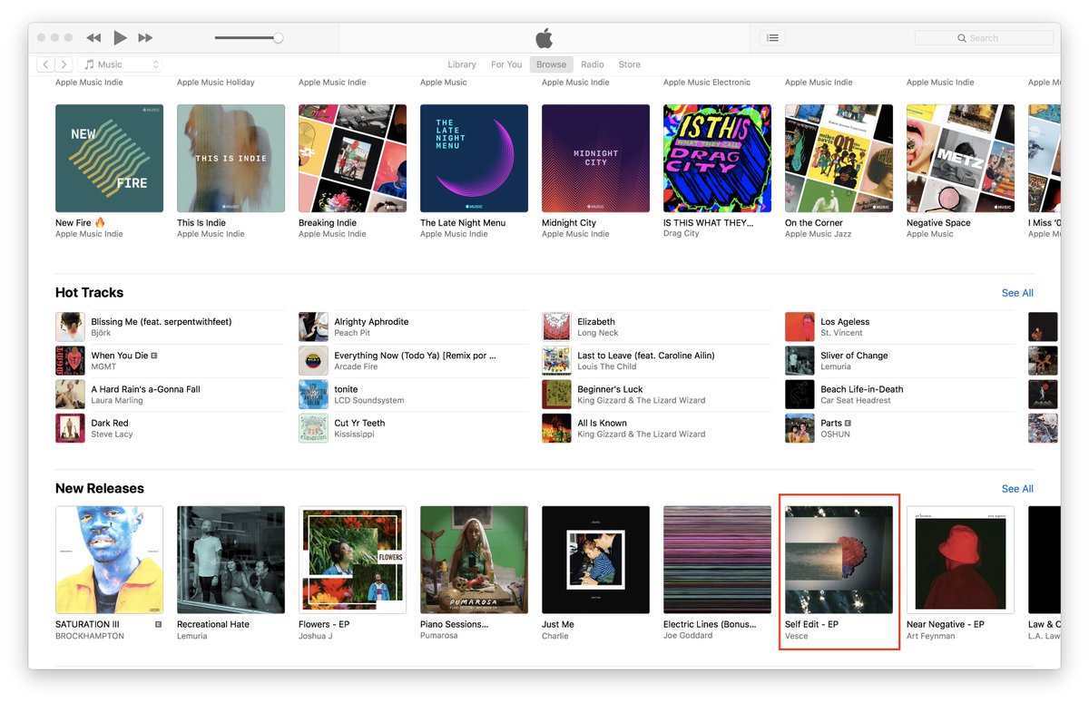 cargoindiedistr's tweet photo. FEATURED on @AppleMusic and @iTunes GB 🇬🇧 EU electronic homepage and  @AppleMusic US 🇺🇸 indie homepage #NewRelease @vescemusic 😆😆  https://t.co/WS0ta9q01q https://t.co/xCjvVnpPgQ