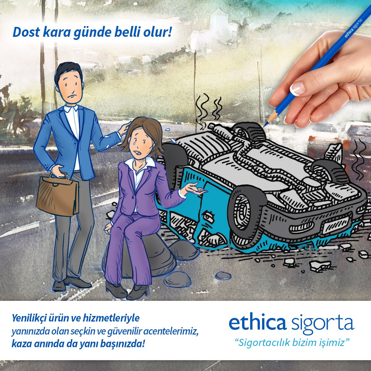 EthicaSigorta's tweet photo. Ethica Sigorta’nın seçkin acenteleri sigortacılığı iyi bilir. Acentelerimiz; maddi kayıplarınızda, kaza ve hasar durumlarında destek olmak ve çözüm üretmek için yanınızda olur. Acentelerimize güvenin, “sigortacılık onların işi" En yakın acentemiz için: https://t.co/XgZRSRpQ6L https://t.co/aAlon64mhR
